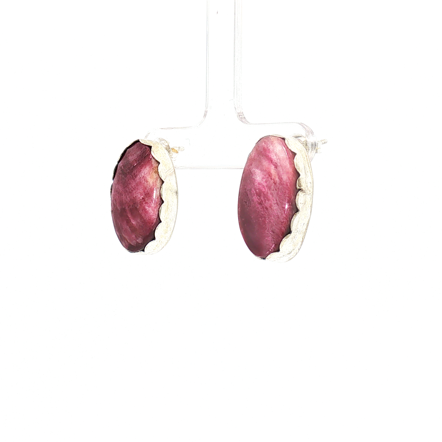 Purple Spiny Earrings