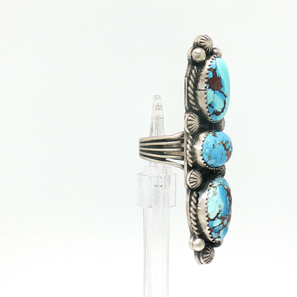 Three Stone Golden Hills Crawler Ring- 7 1/2