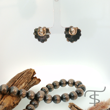 Federico Turquoise Heart Earrings