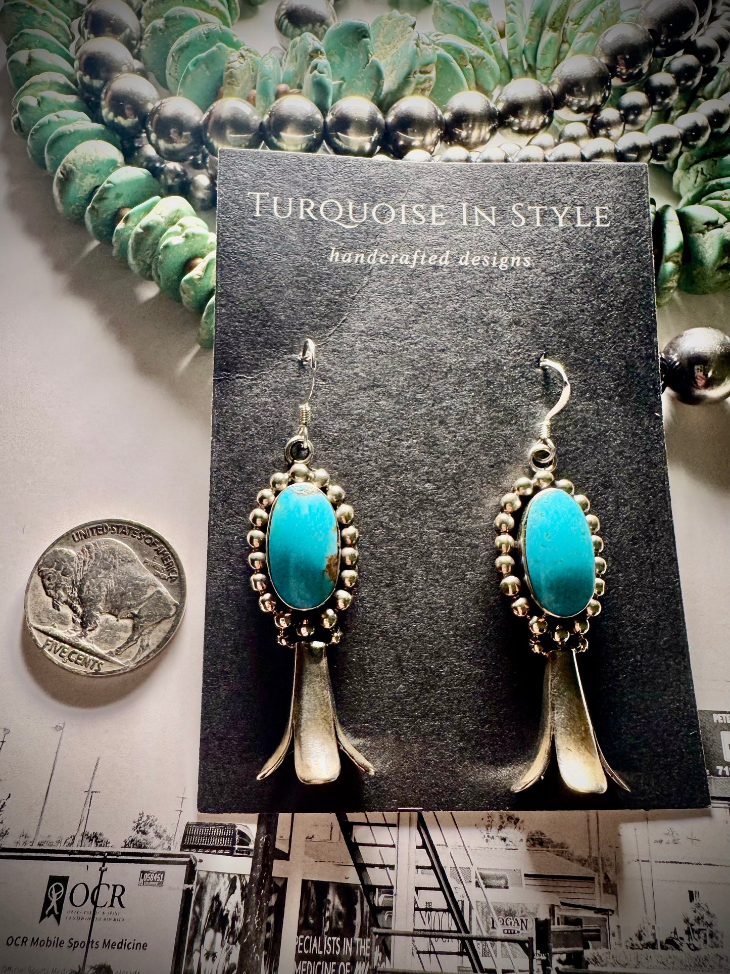 Charlene Yazzie Blossom Earrings