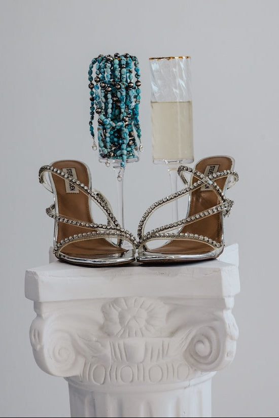 TIS Famous Golden Hills Beaded Necklaces 17"