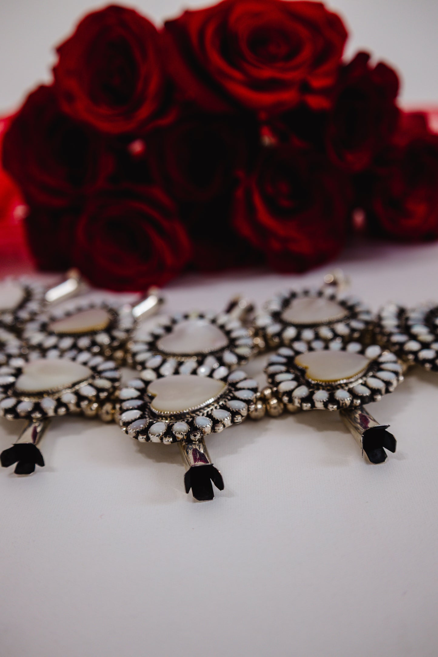 Mother of Pearl Squash Blossom