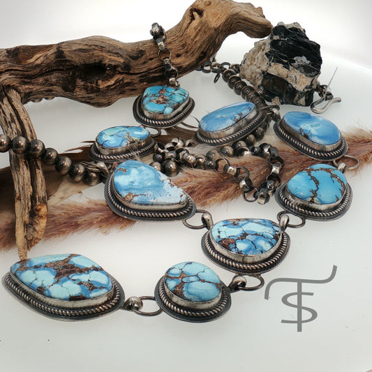 Golden Hills Multistone Statement Lariat
