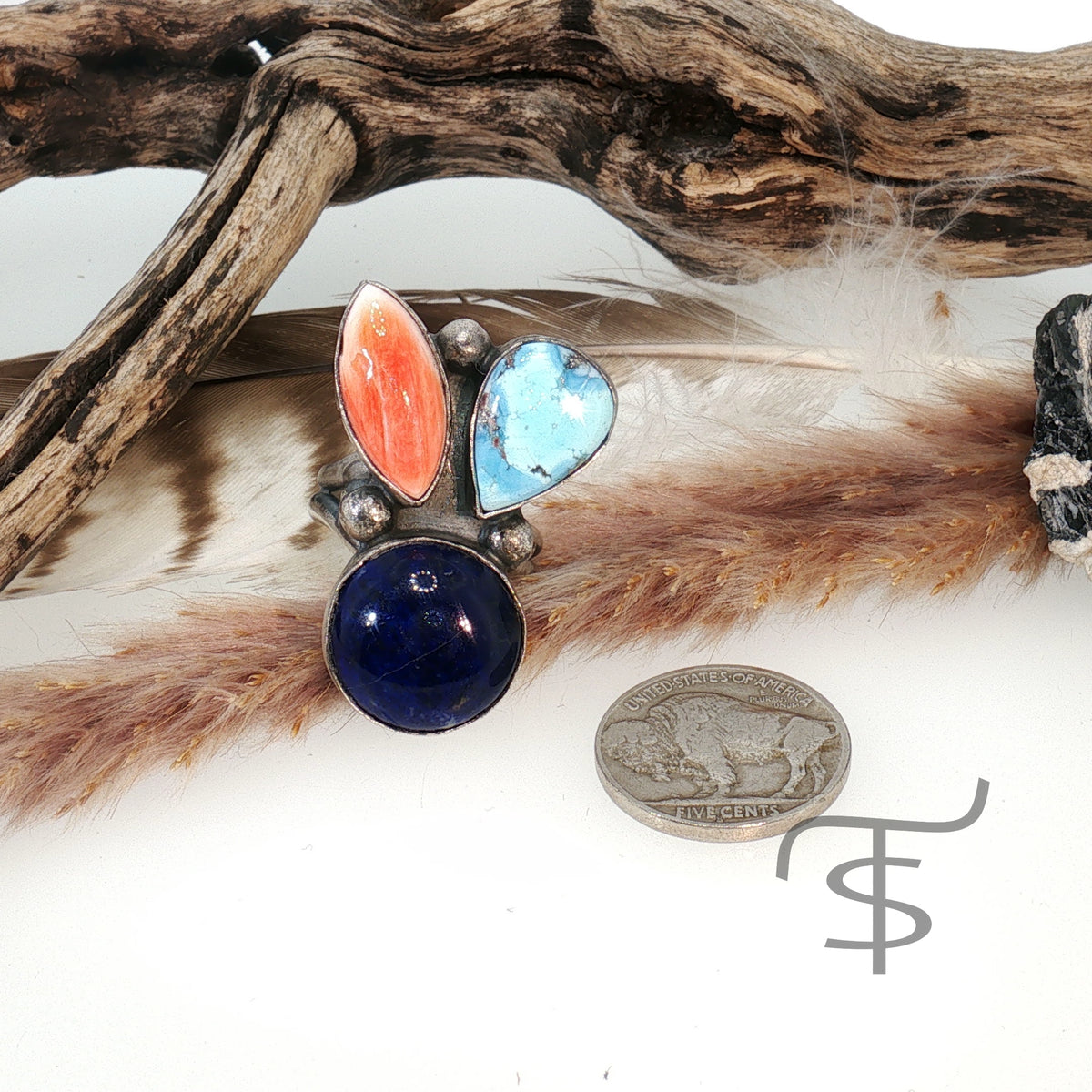 Huge Delbert Sacatero Prince Ring