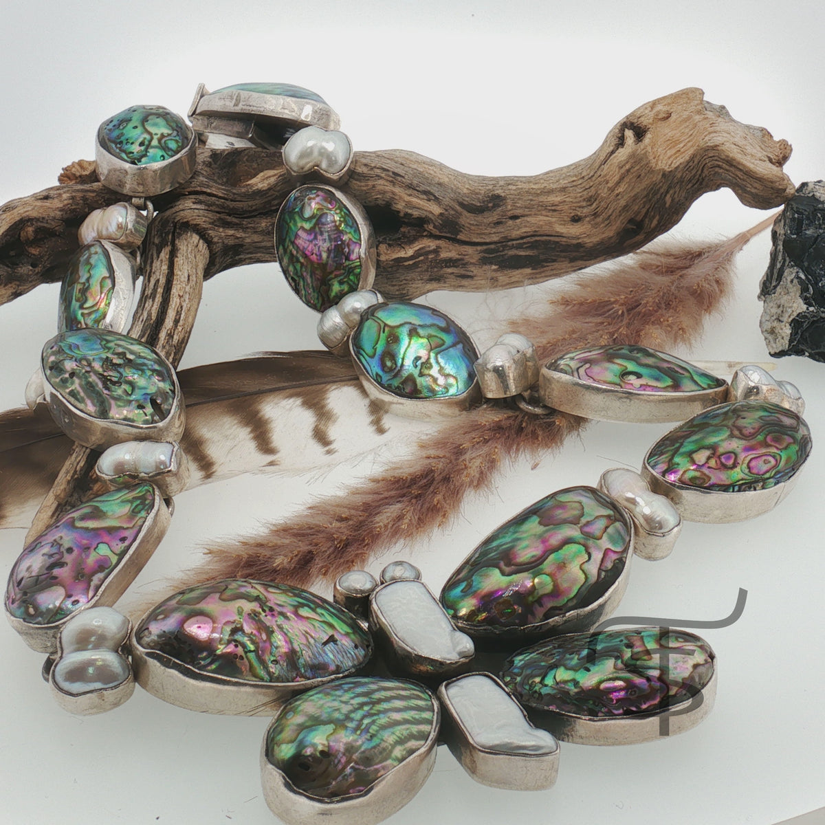Federico Abalone Butterfly Necklace