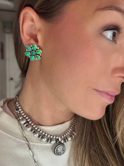 Federico Carico Lake Cluster Earrings