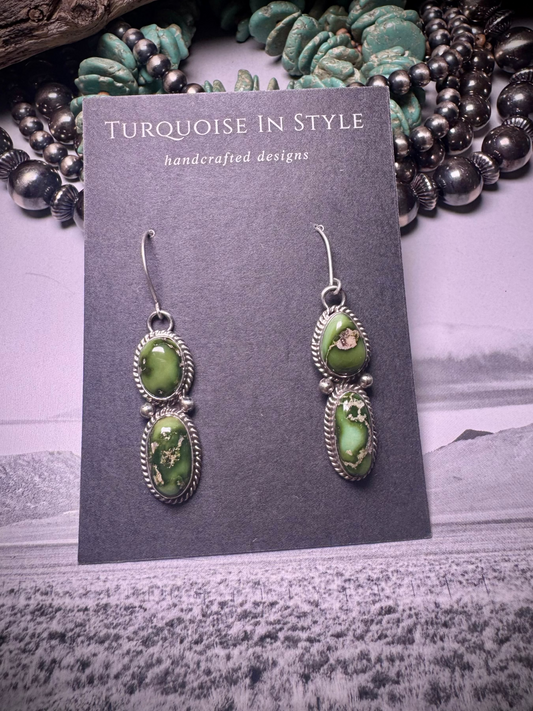 Sonoran Gold Dangle Earrings by Eugene Gruber