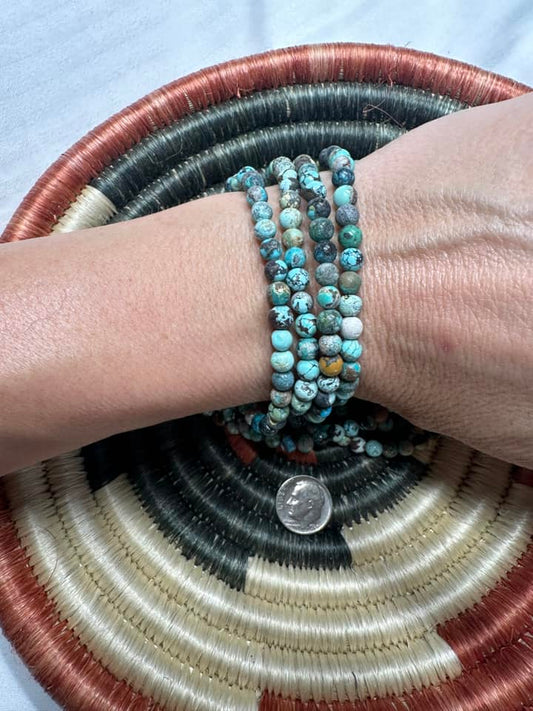 Denver Turq Stretch Bracelets