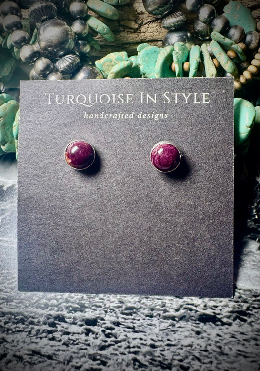 Purple Spiny Studs