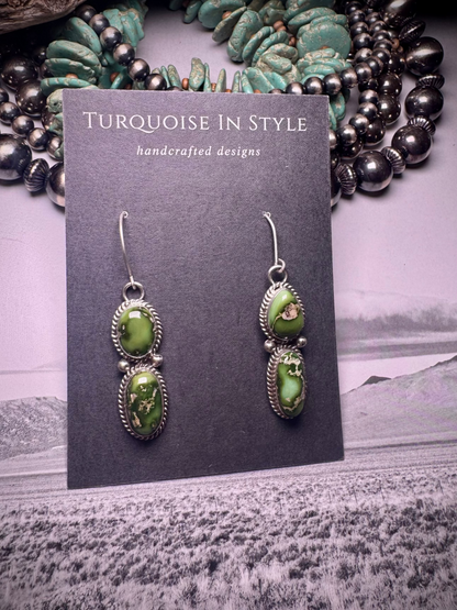 Sonoran Gold Dangle Earrings by Eugene Gruber