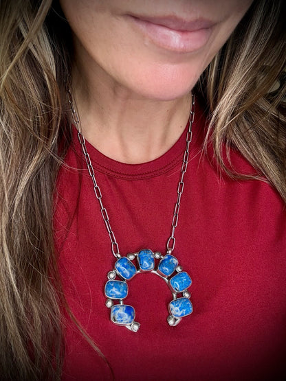 Boyd Ashley Denim Lapis Naja Necklace