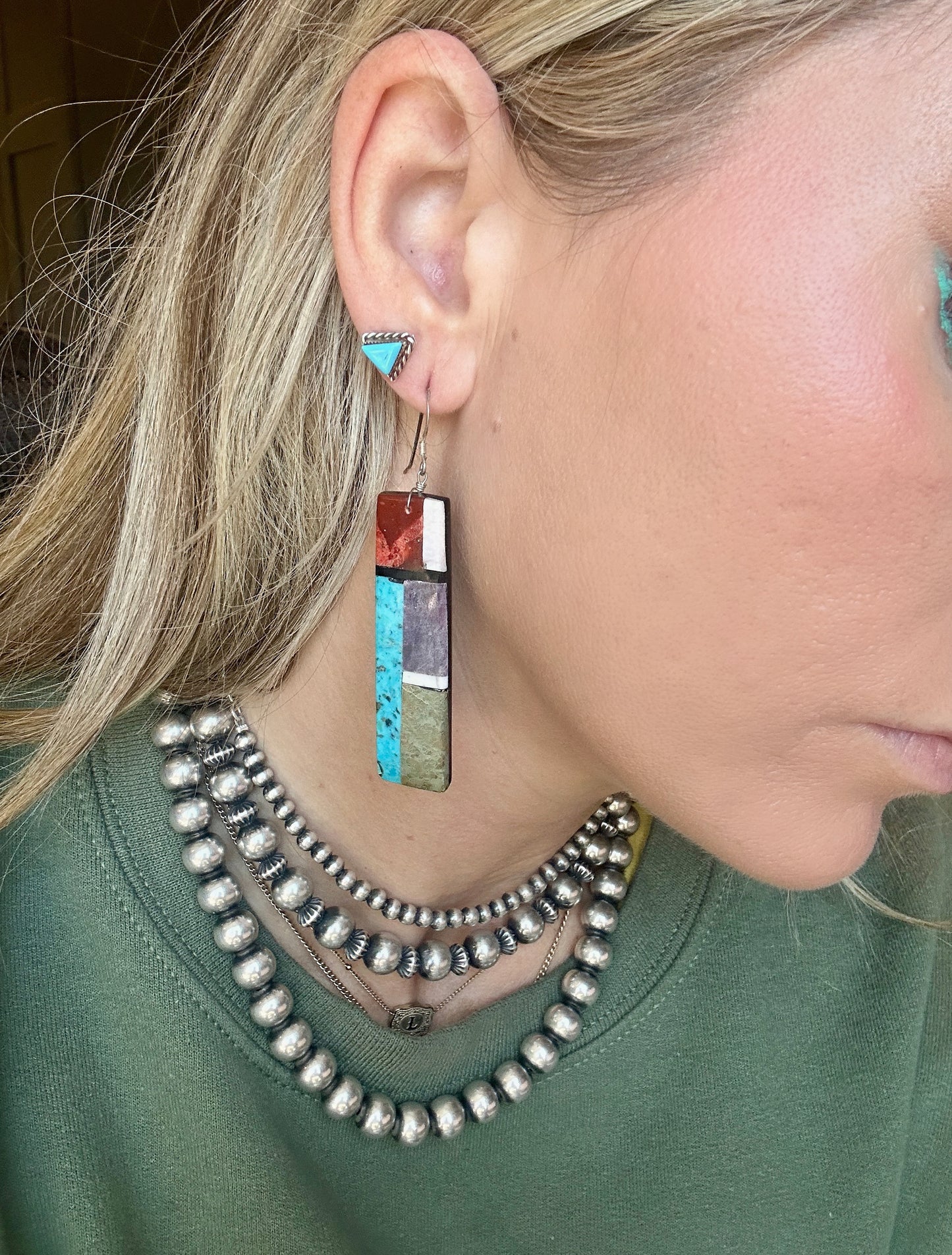 Santo Domingo Slab Earrings