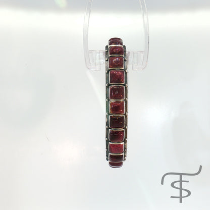 Federico Square Purple Spiny Single Row Bracelets