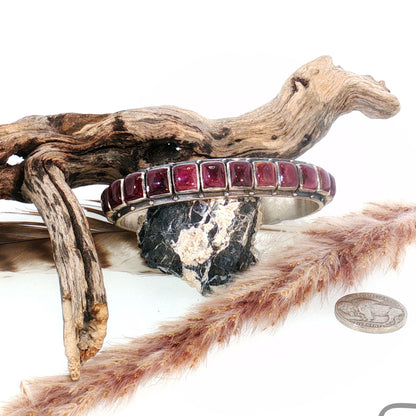 Federico Square Purple Spiny Single Row Bracelets