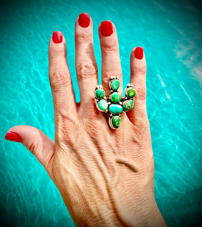 Sonoran Gold Cactus Ring, Emer Thompson