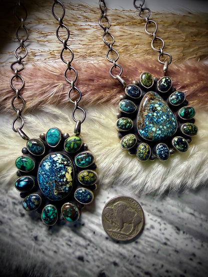 New Lander Cluster Pendant Necklaces