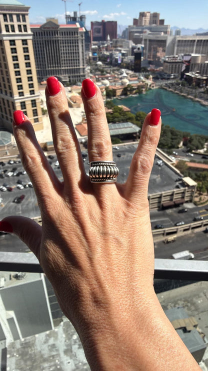 Ribbed Melon Ring by Thomas Charley