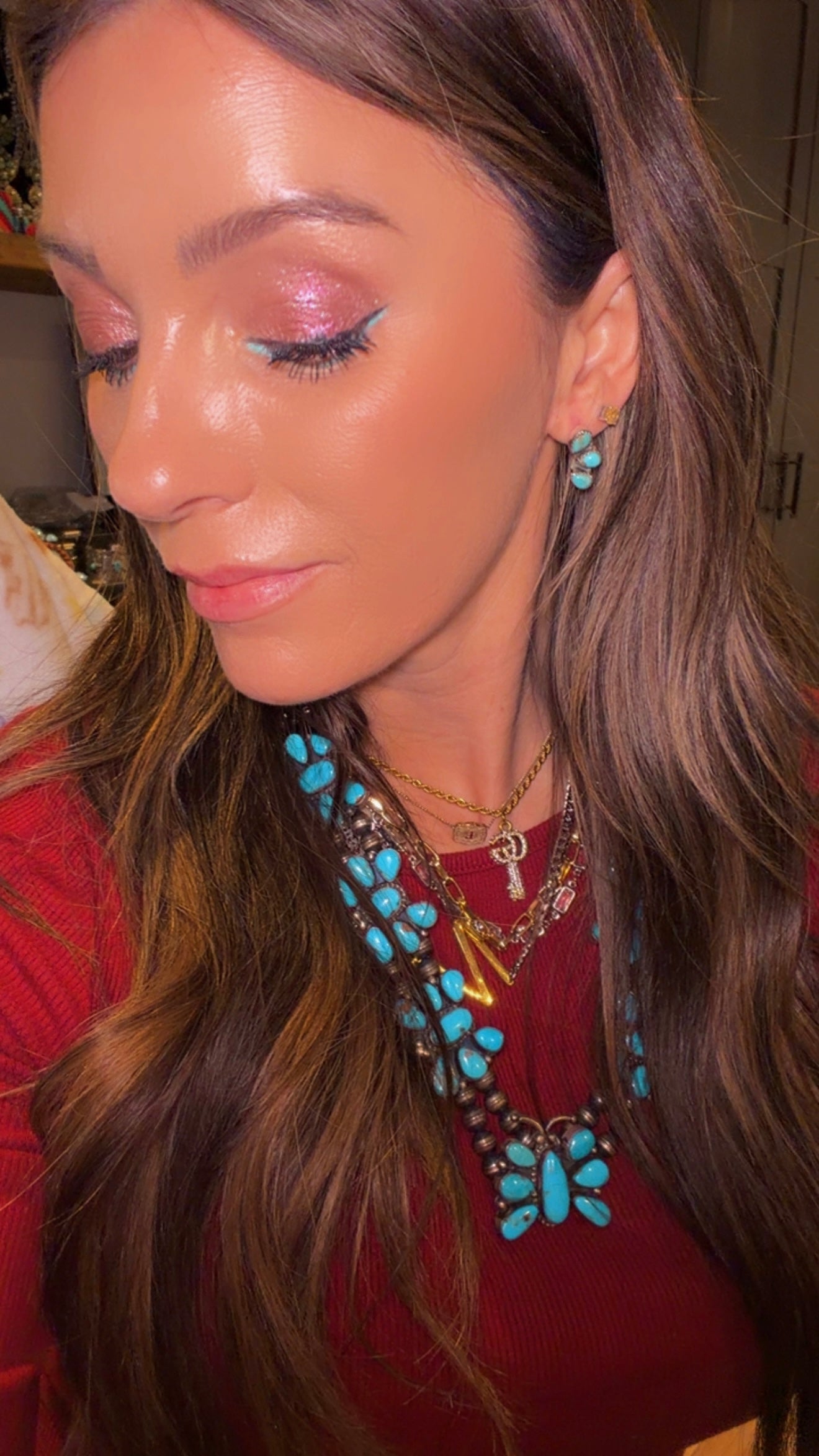 Thunder Creek Three Stone Studs- Multiple Available