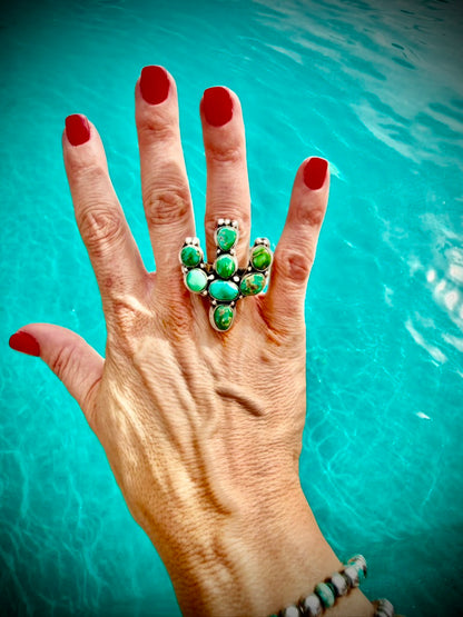 Sonoran Gold Cactus Ring, Emer Thompson