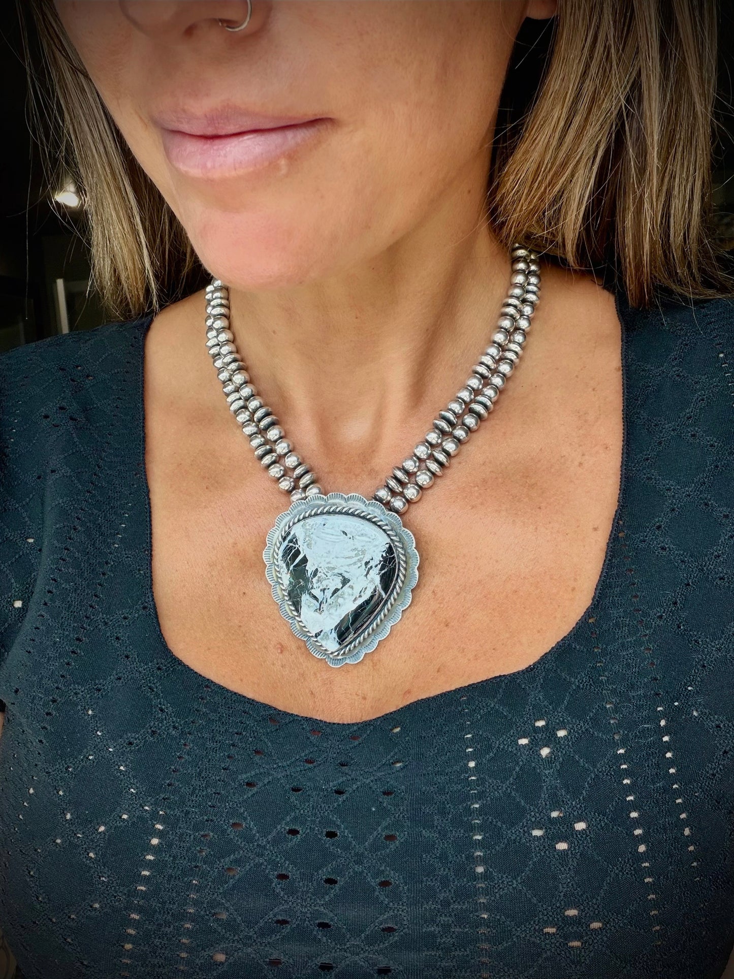 White Buffalo Princess Necklace