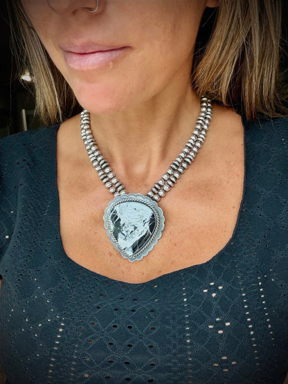 White Buffalo Princess Necklace