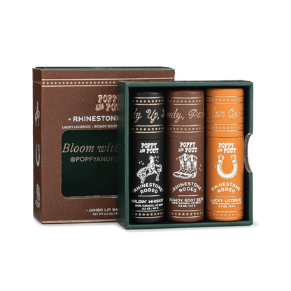 Lip Balm Trio Gift Set- Rhinestone Rodeo