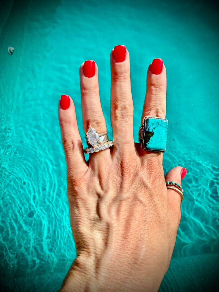 Kingman Rectangle Ring, Shelia Tso