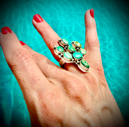 Sonoran Gold Cactus Ring, Emer Thompson