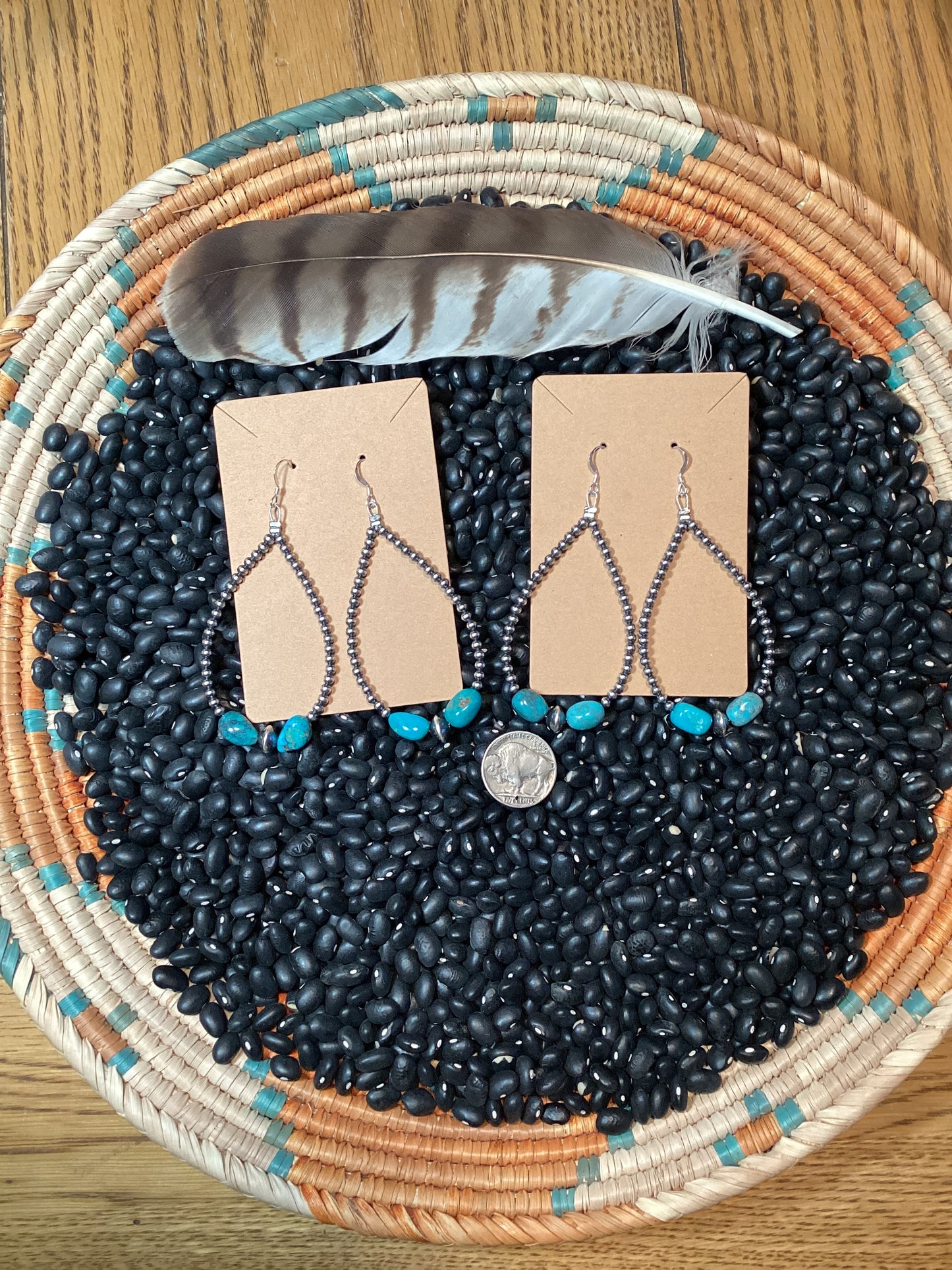 Pure Bliss Earrings- Blue turquoise