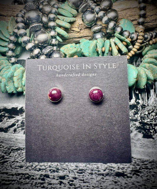 Purple Spiny Studs