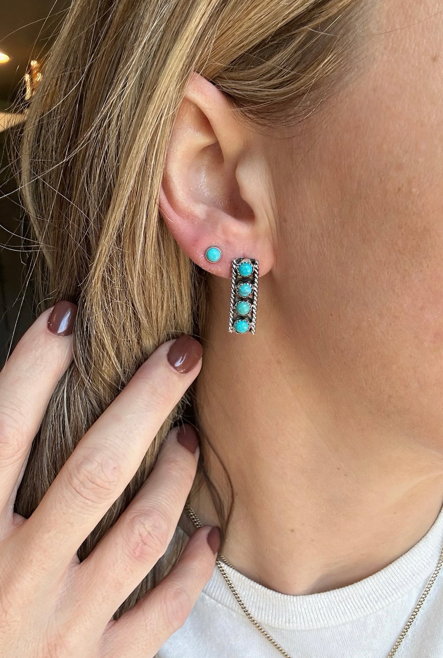 Janice Spencer Four Stone Earrings