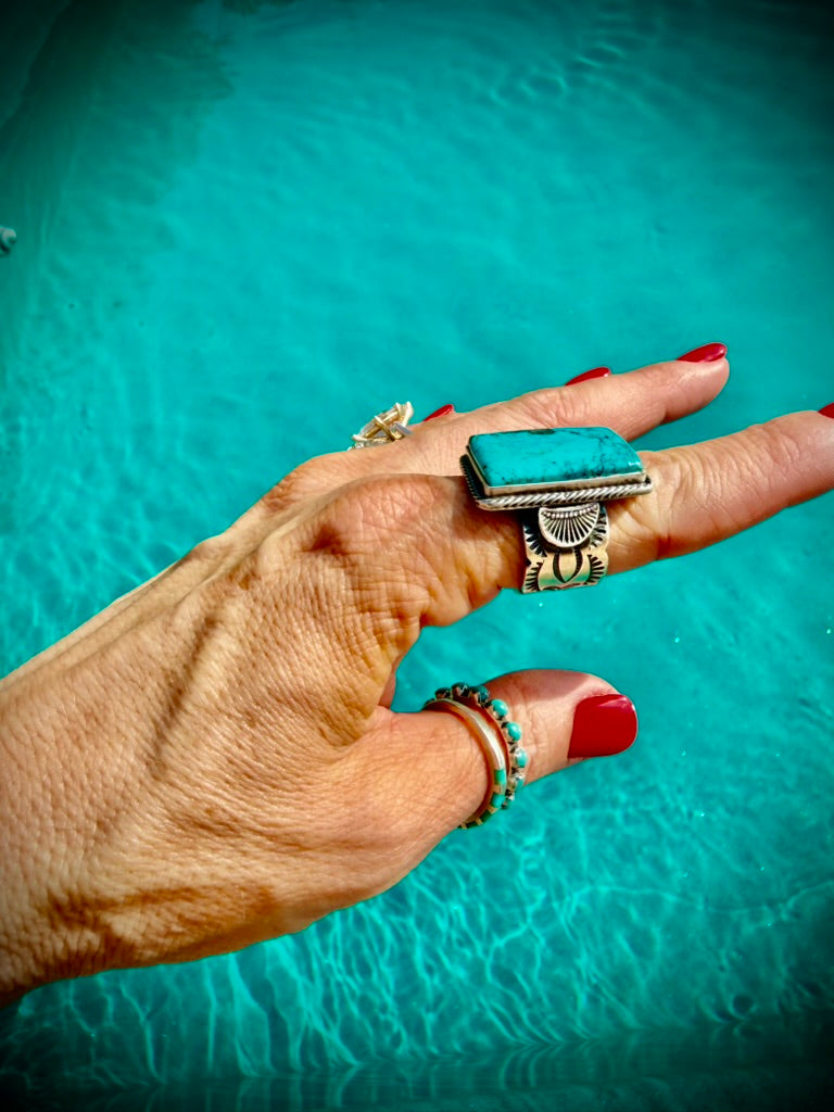 Kingman Rectangle Ring, Shelia Tso