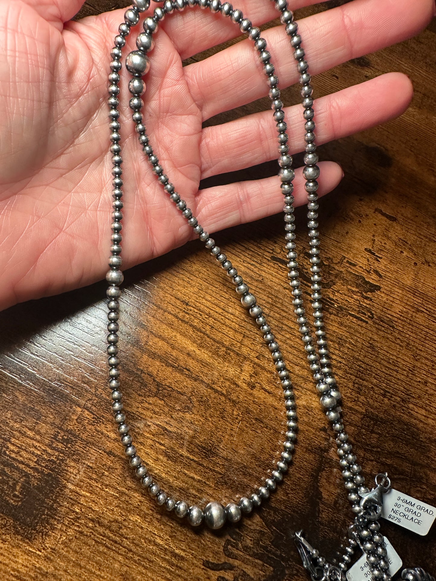 36" 4-8mm Pearls
