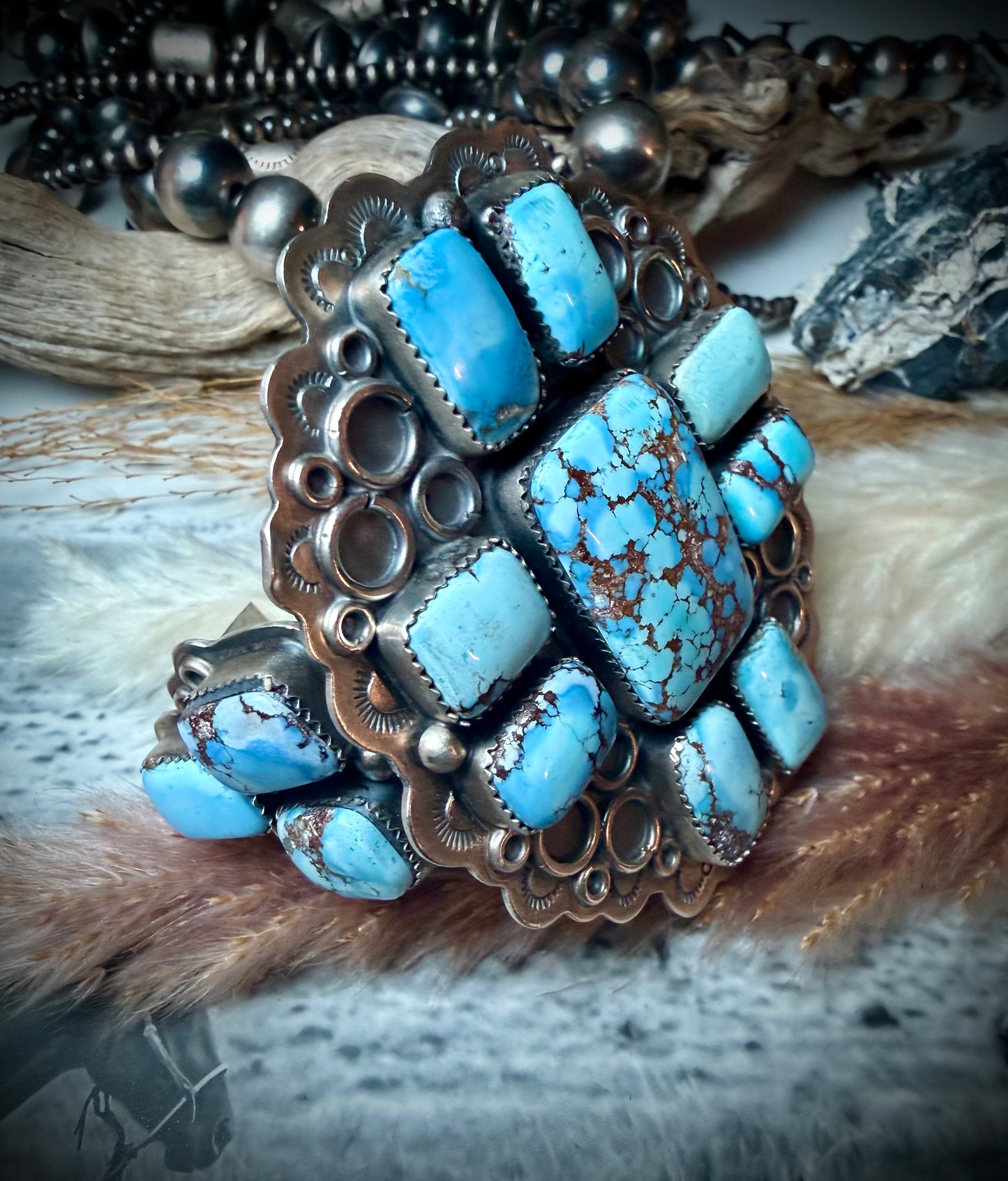 Golden Hills Cross Statement Cuff