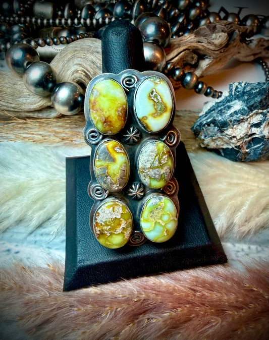 Six Stone Palomino Ring (Adjustable)