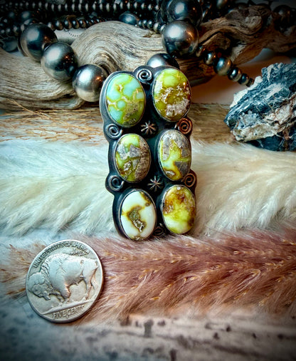 Six Stone Palomino Ring (Adjustable)