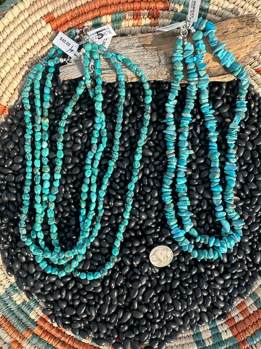 17" Turquoise Layering Necklaces