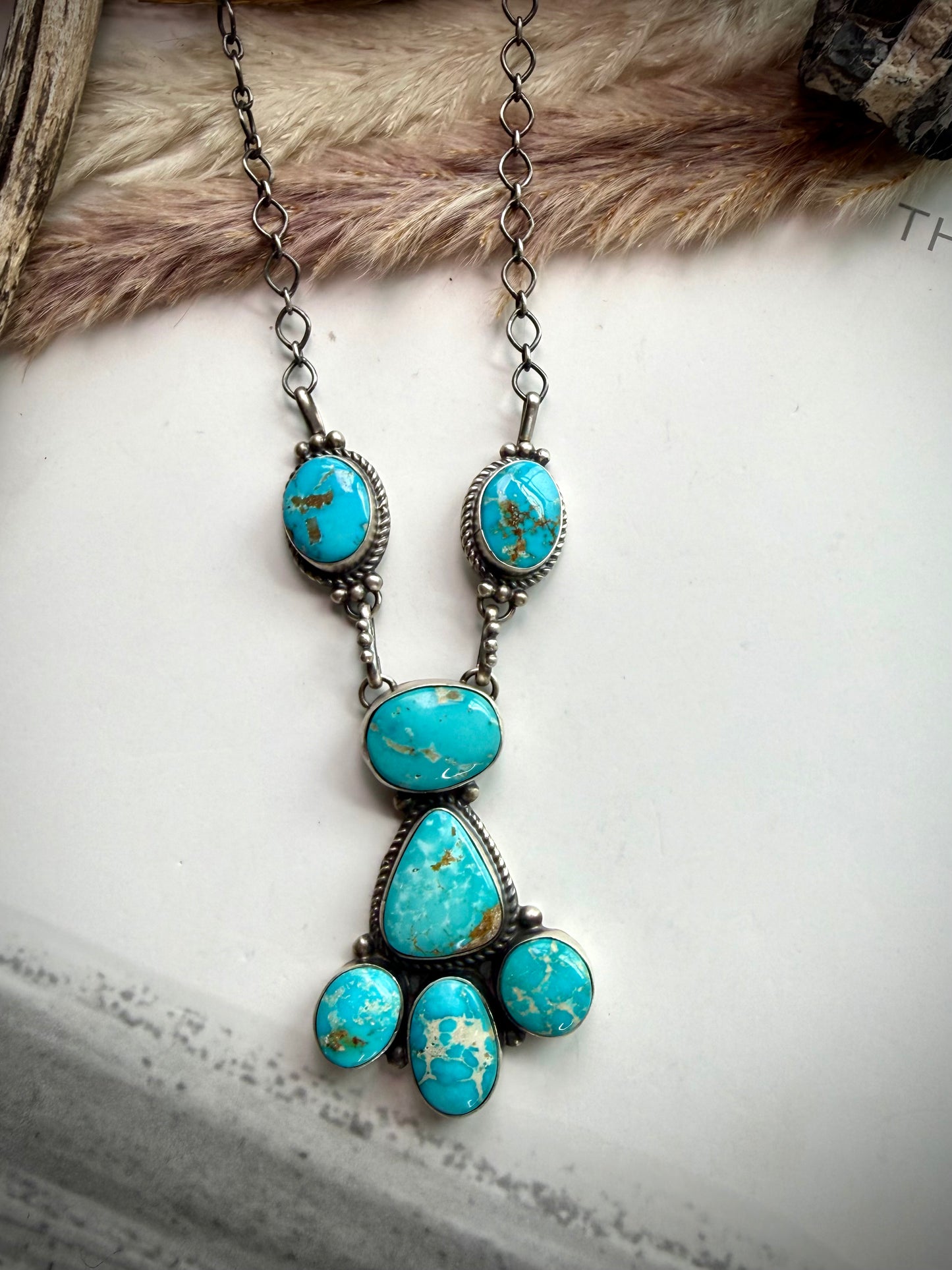 White Water Turquoise Necklace