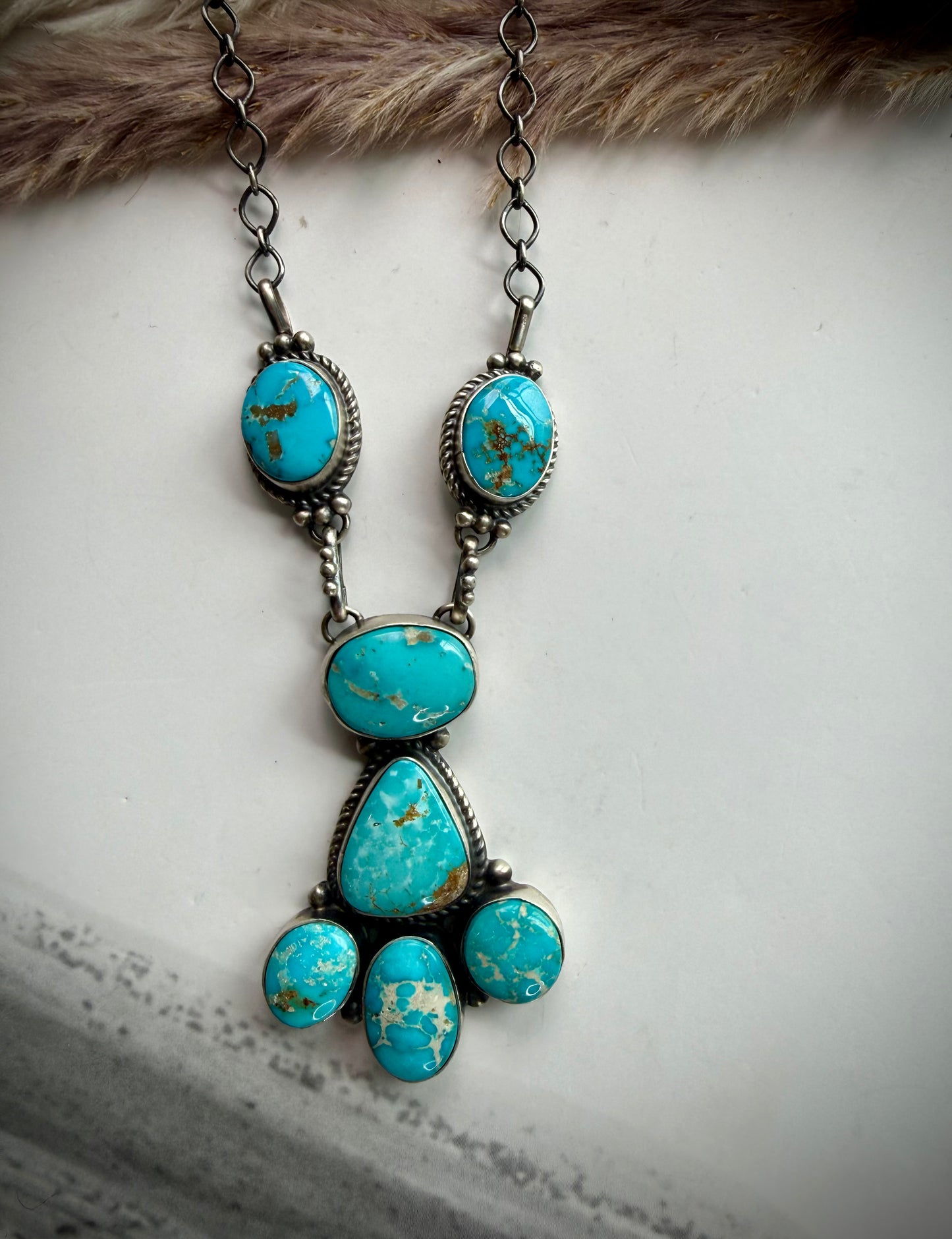 White Water Turquoise Necklace