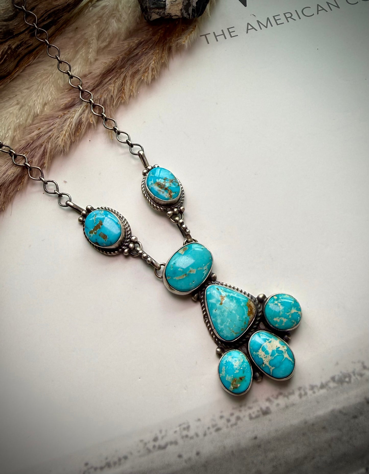 White Water Turquoise Necklace