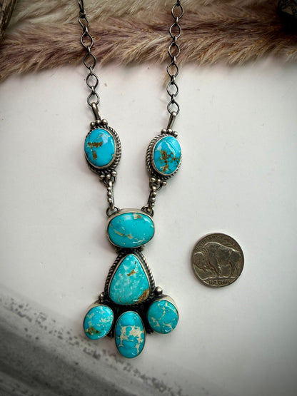 White Water Turquoise Necklace