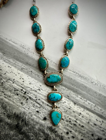 Mixed Mine Turquoise Lariat