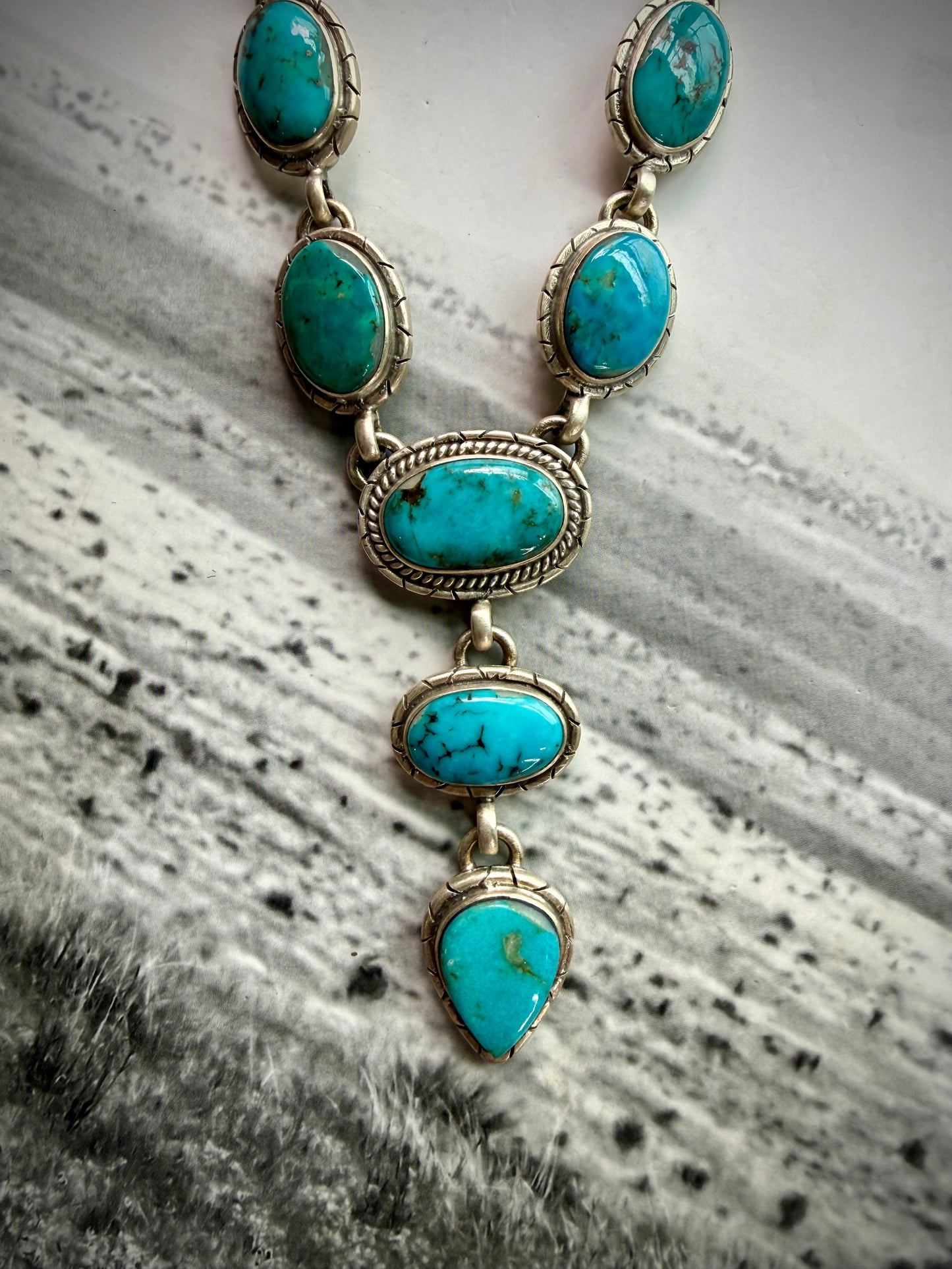 Mixed Mine Turquoise Lariat