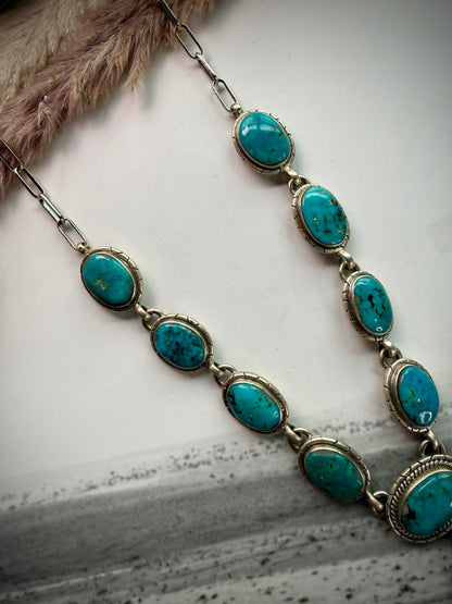 Mixed Mine Turquoise Lariat