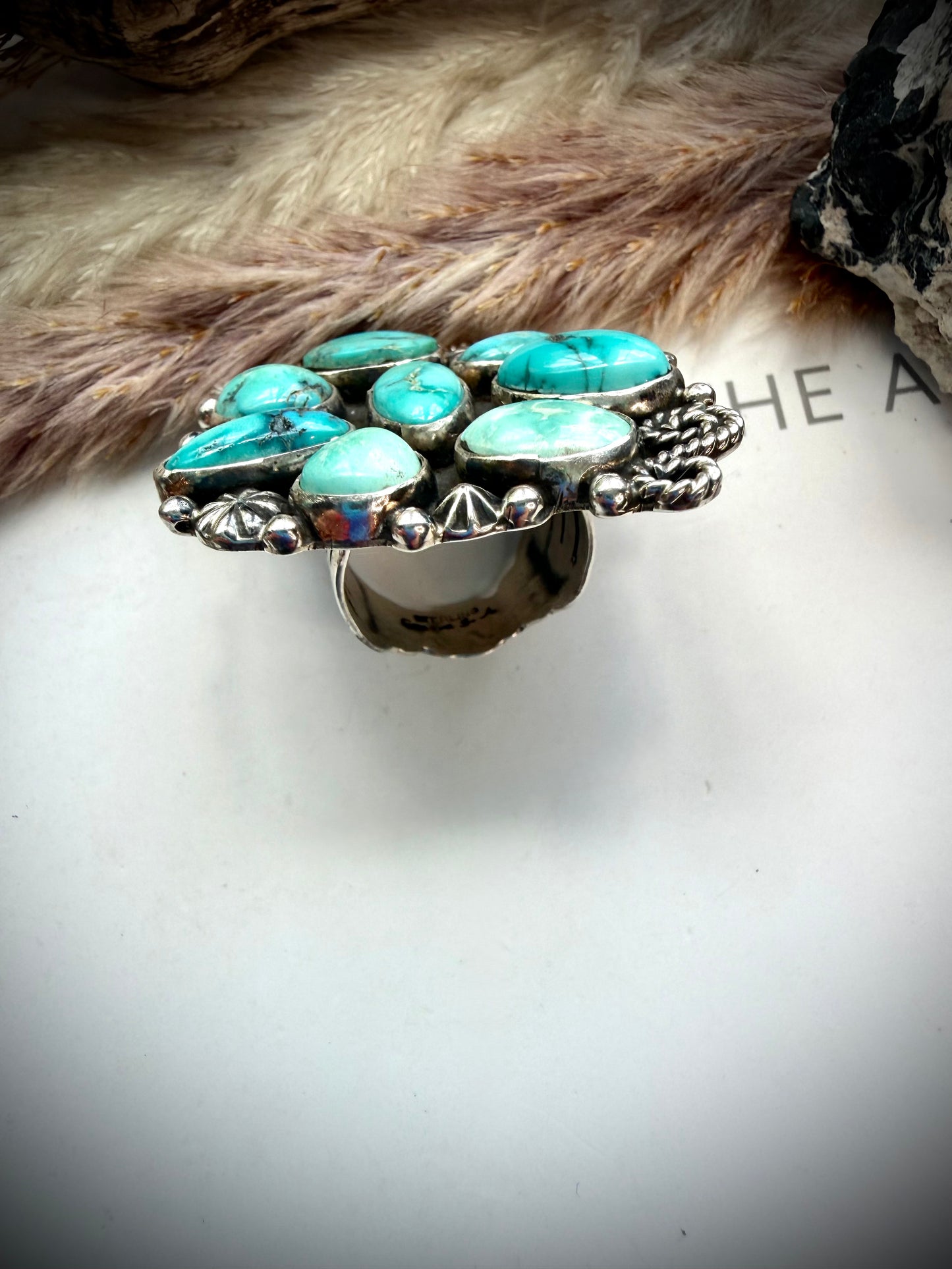 White Water Cluster Ring- Size 8