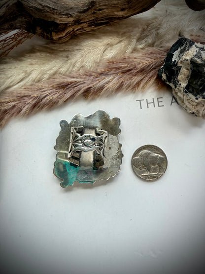 White Water Cluster Ring- Size 8