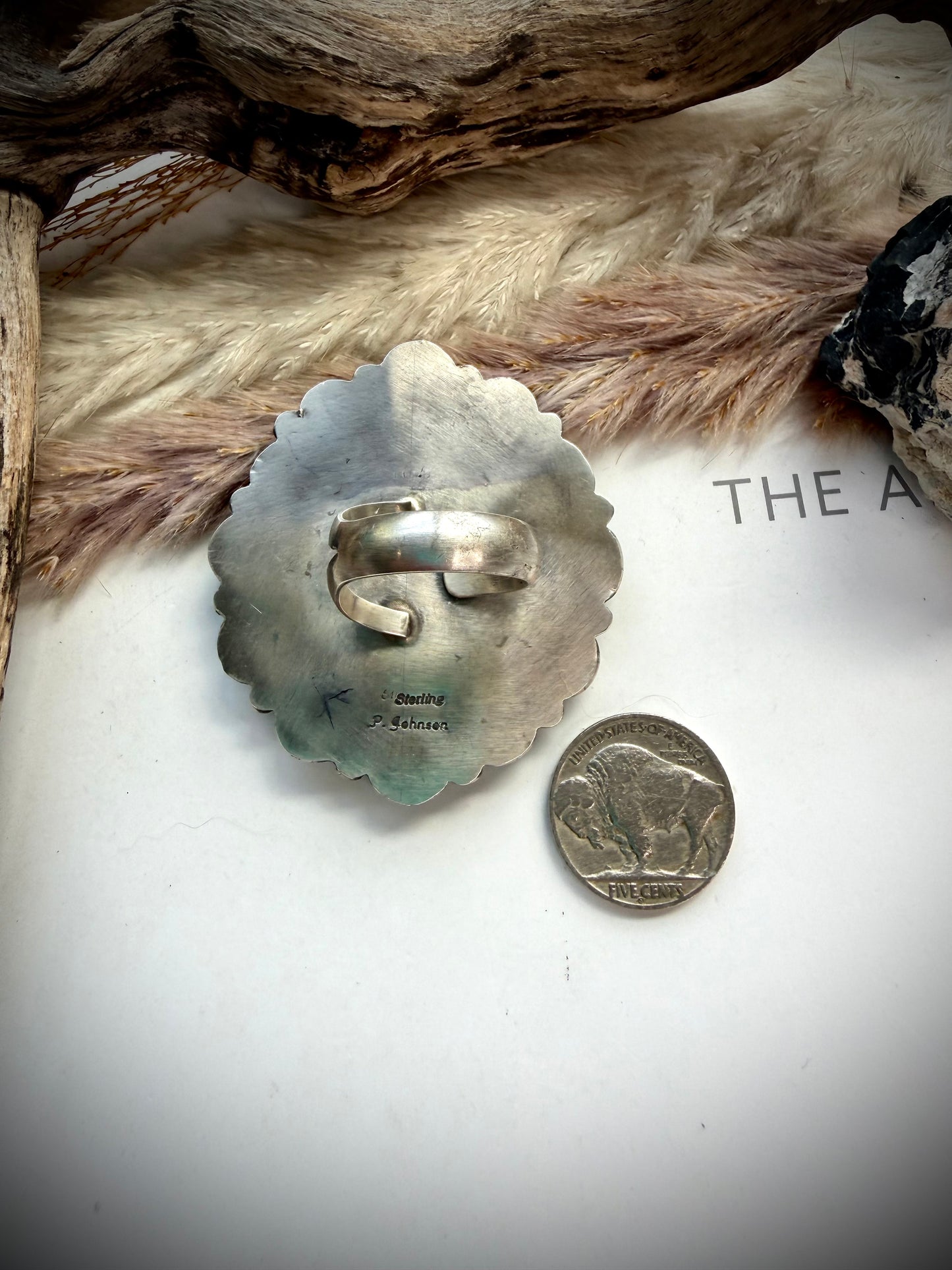 Adjustable Golden Hills Cluster Ring by Pansy Johnson