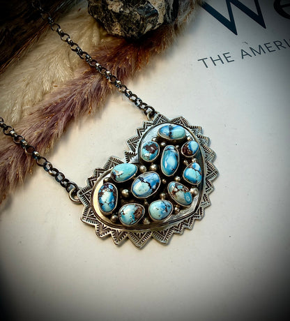 Leroy James Golden Hills Heart Necklace