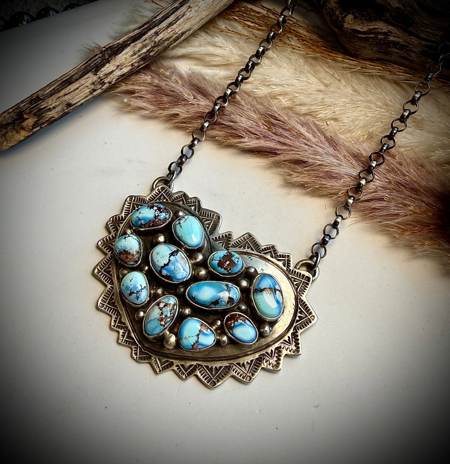 Leroy James Golden Hills Heart Necklace
