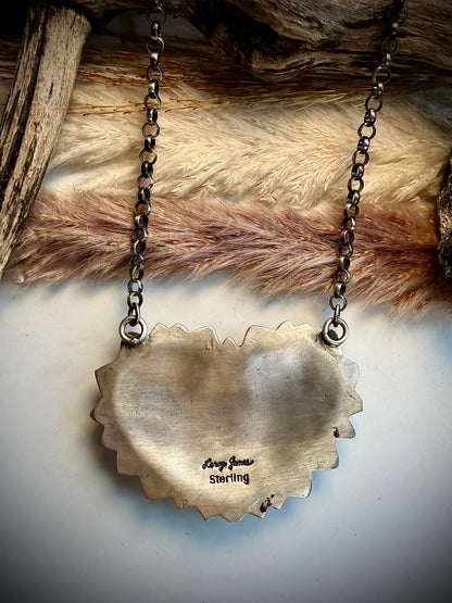 Leroy James Golden Hills Heart Necklace